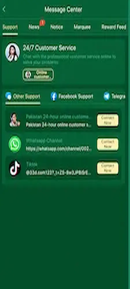 33D Game Customer Service