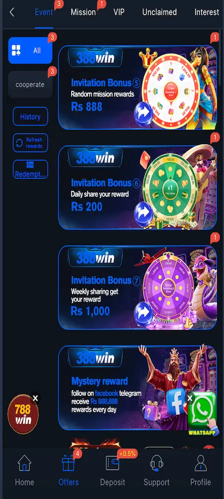 388win game features 