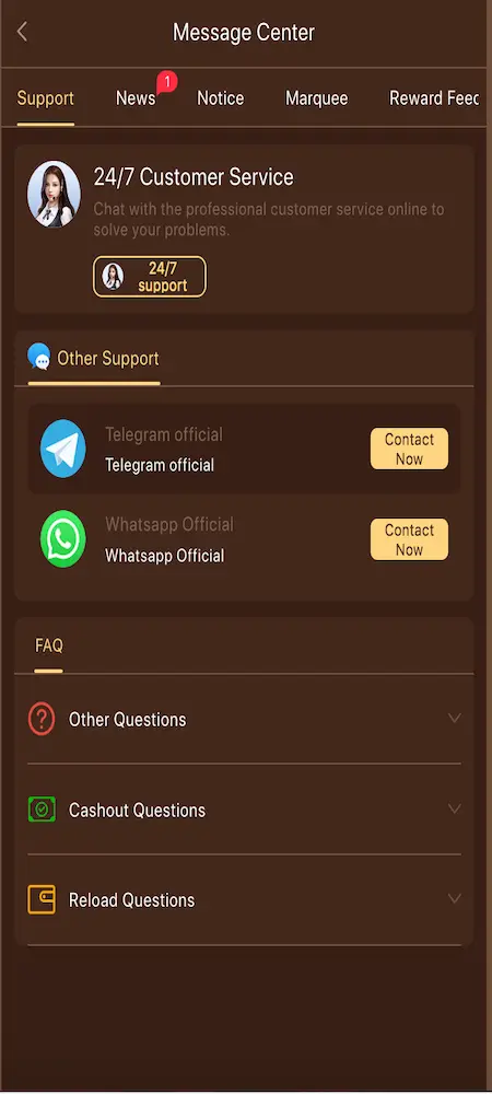 988win game contact center