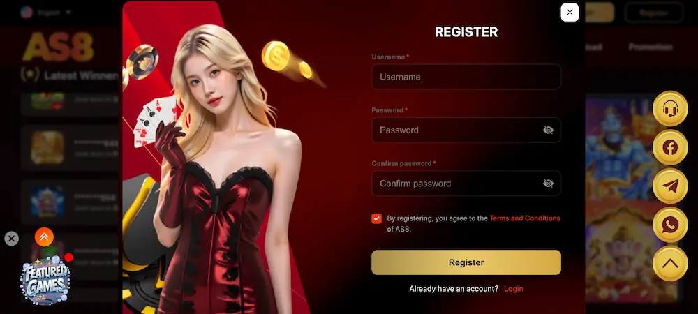 AS8 Game APK 2026 login screen guide for Pakistan users Android