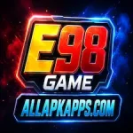 E98 Game official about logo icon representing gaming and earning app brand identity 2026